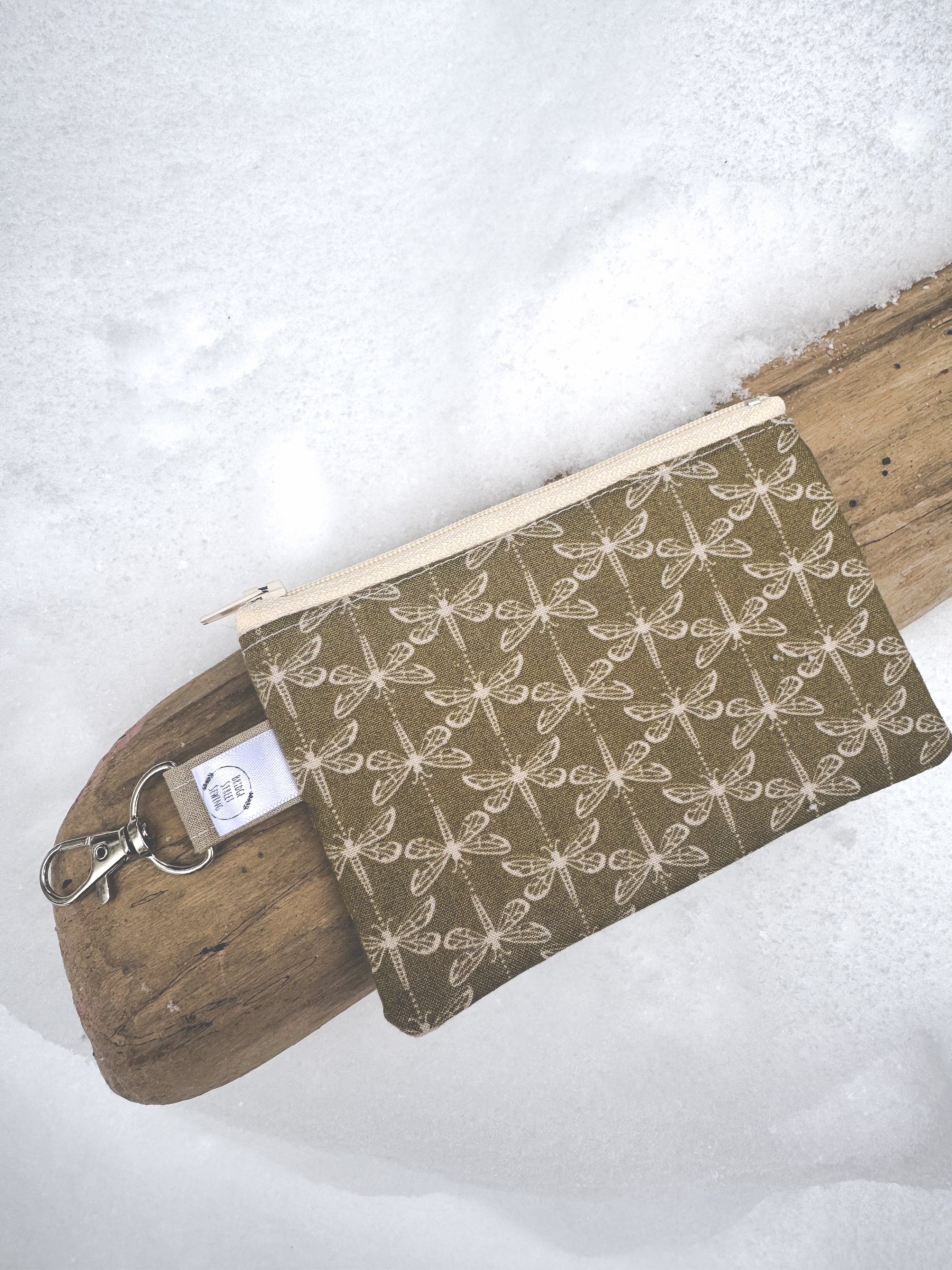 Dragonfly Clip On Change Purse